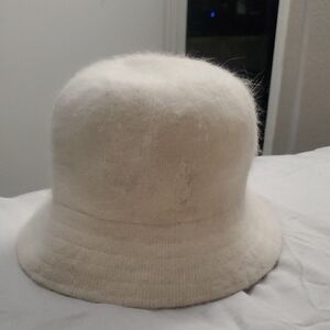Torrid Classic Cream Fuzzy Bucket Hat - Angora Like